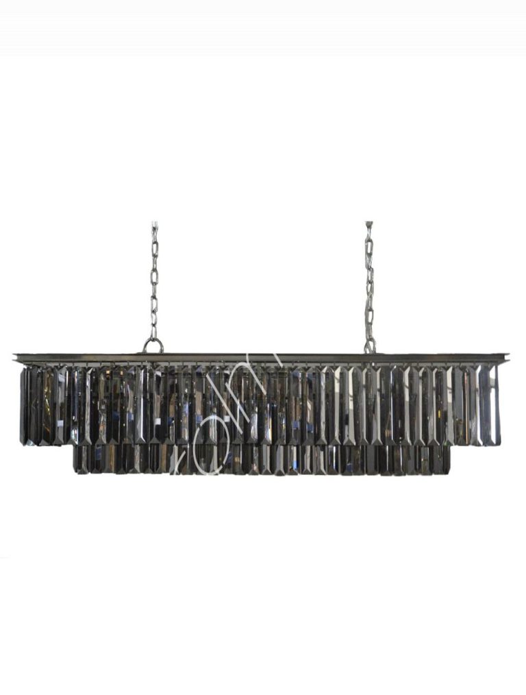 Chandelier IRNI smoke glass 125x30x45