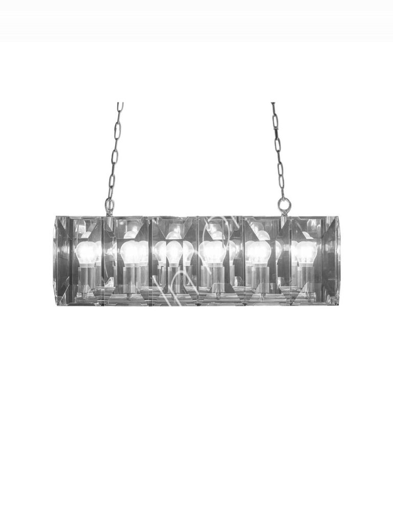 Ceiling lamp IR/NI K9 crystals 103x39x33