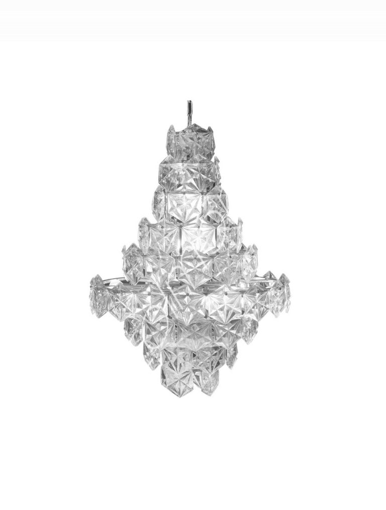 Chandelier IR/NI glass 82x82x85