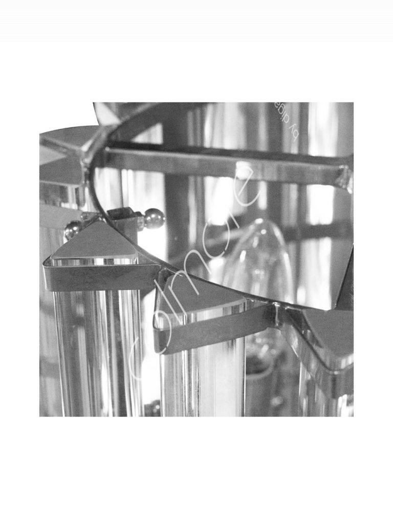 Ceiling lamp IRNI glass 35x35x93