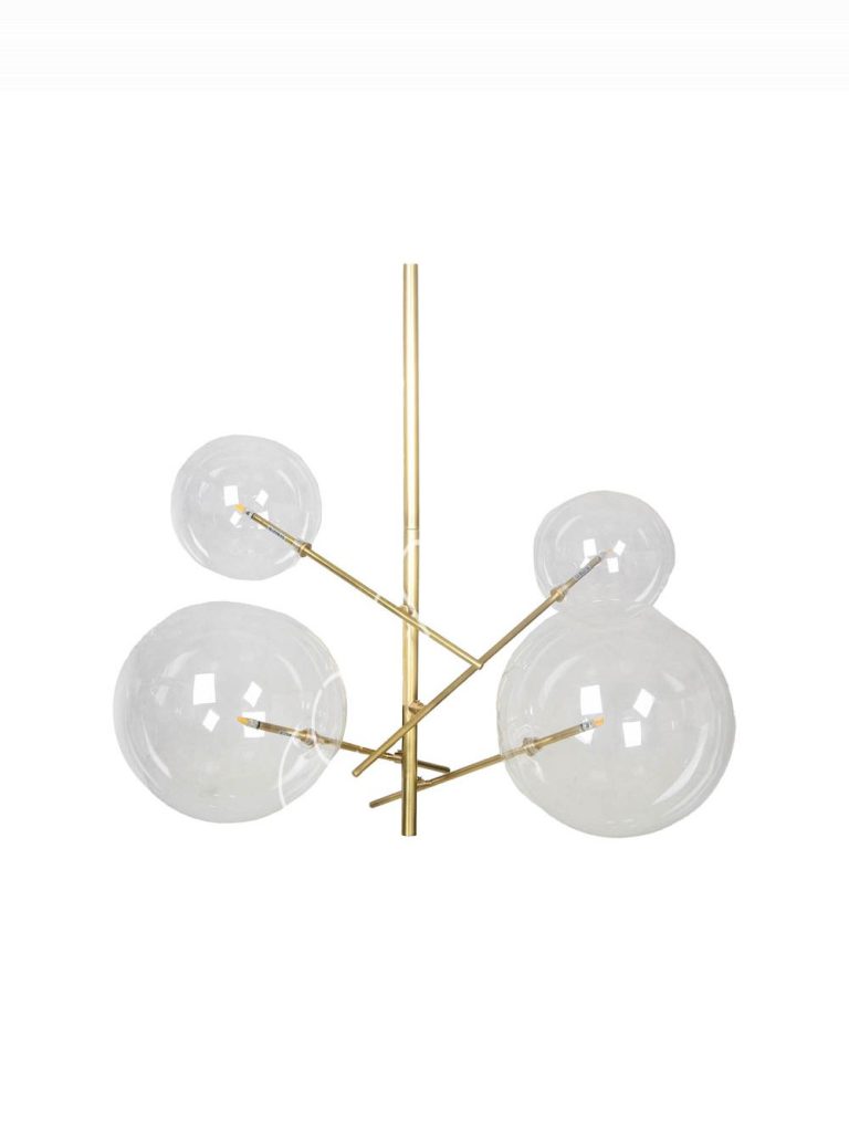 Ceiling lamp ANT.BR glass 80x80x128