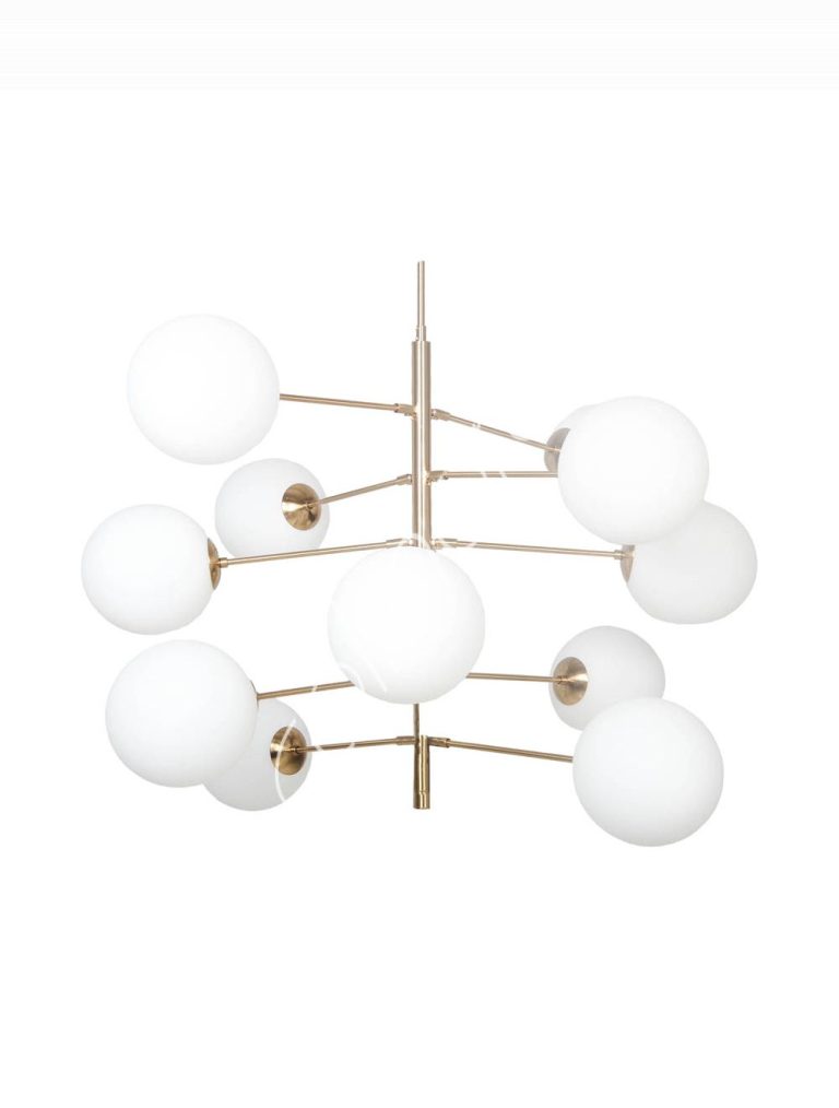 Ceiling lamp ANT.BR glass 121x121x69