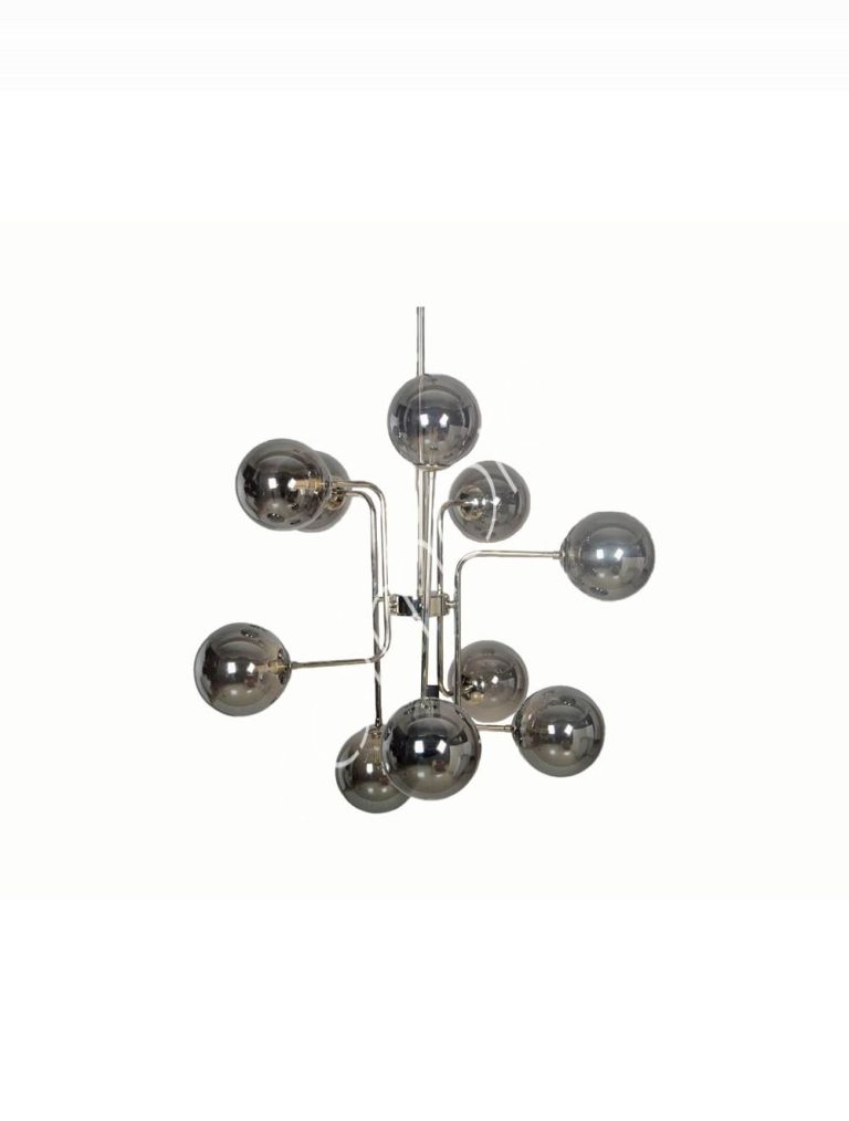 Ceiling lamp IR/NI smoke glass 75x76x76