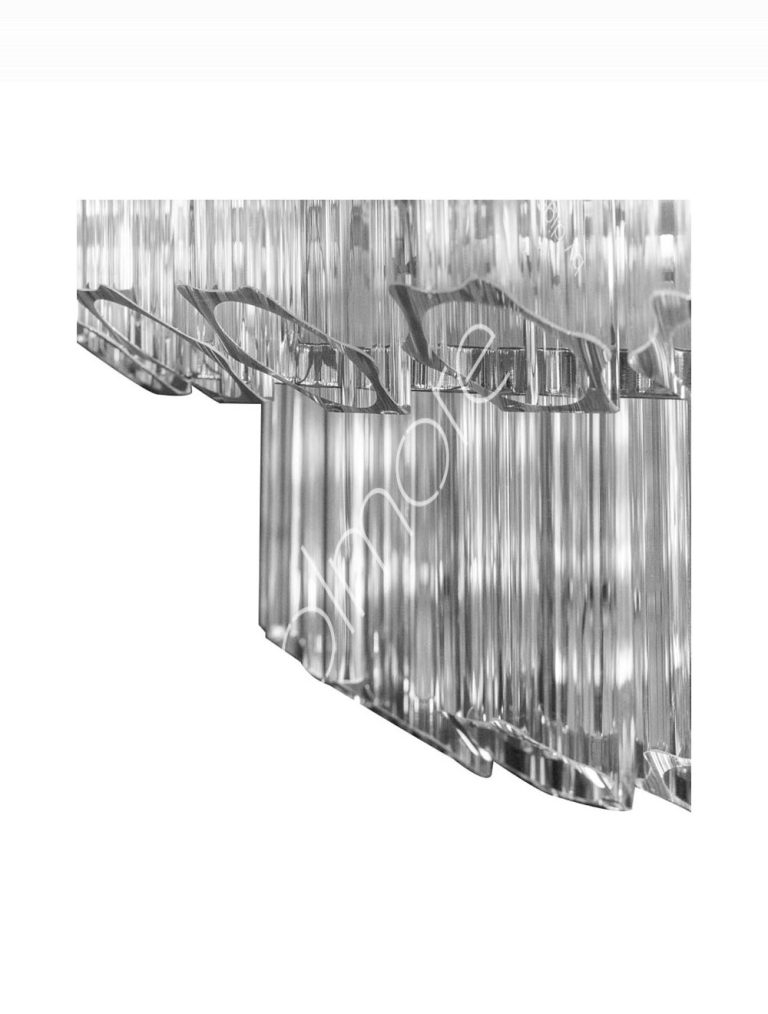 Ceiling lamp IR/NI clear glass 66x66x69