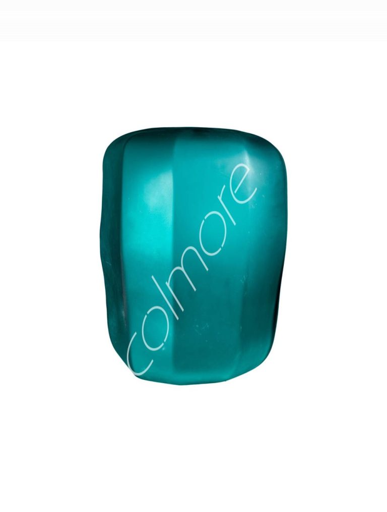 Vase handm mouthblown teal 32x30x41
