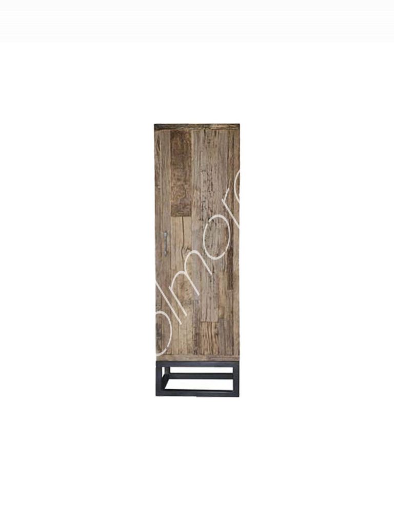 Wardrobe natural wood on IR stand 70x60x220
