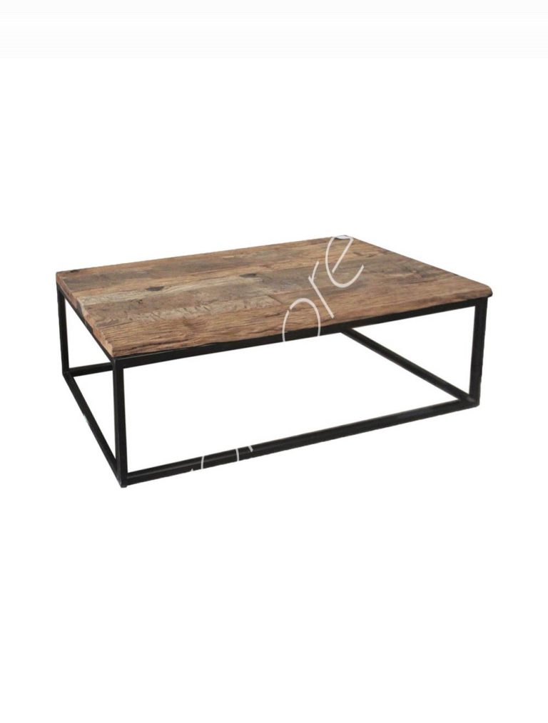 Coffee table sleeper wood IR wglass 140x70x45