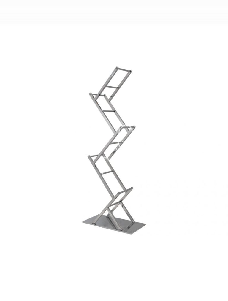 Bookrack ss 60x30x160