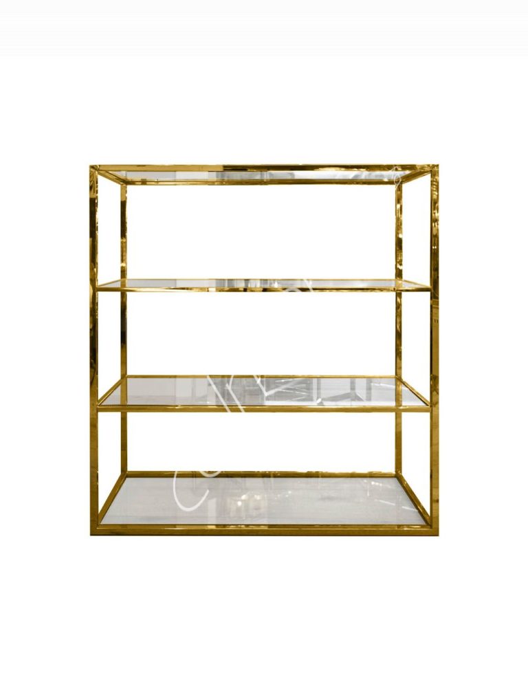 Shelves ss/GO 99x39x120