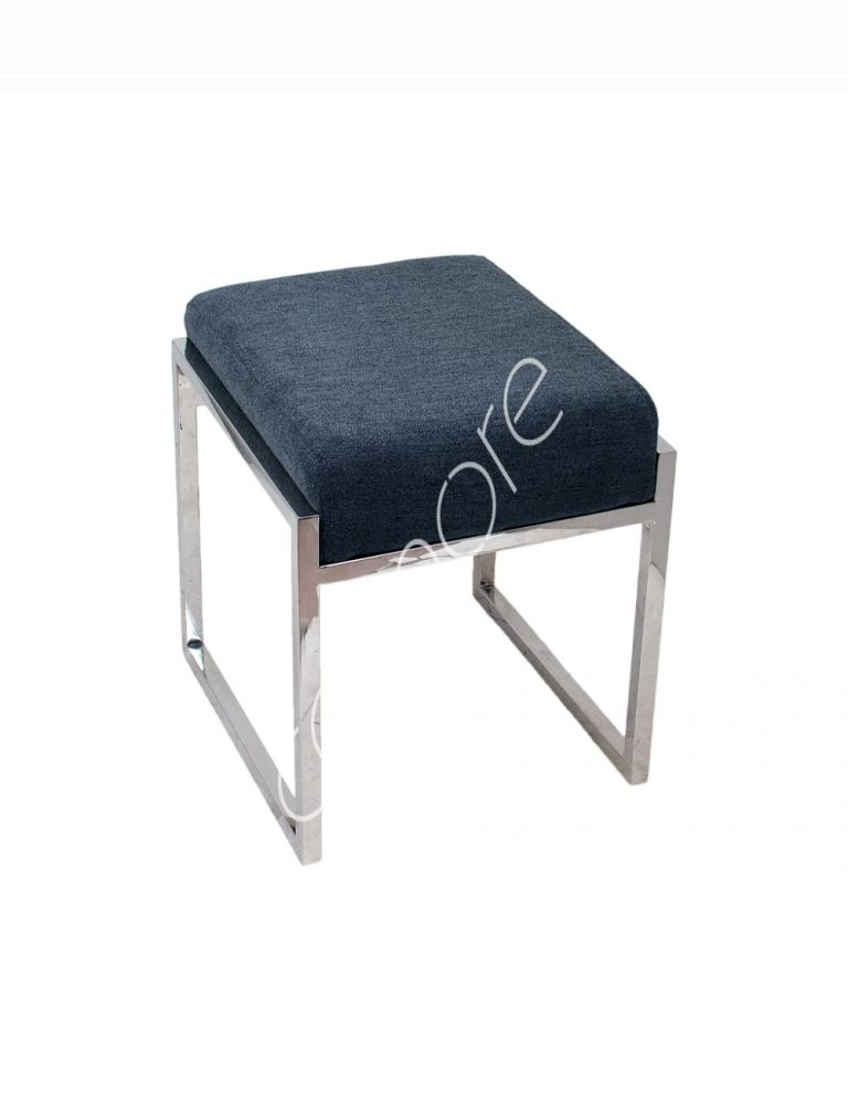 Stool dark grey ss 37x41x45