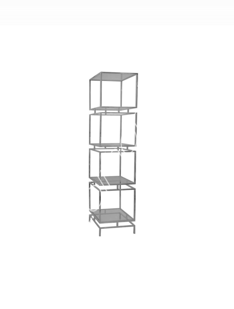 Shelves ss glass 40x40x190