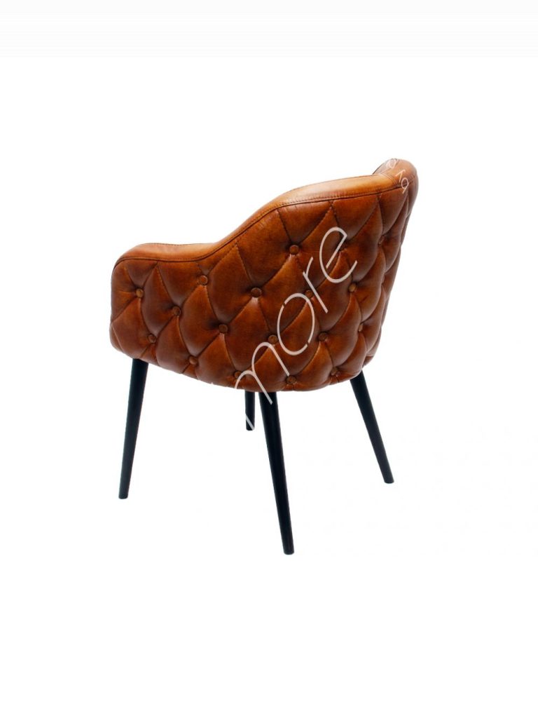 Dining chair Tomar cognac leather 60x60x82