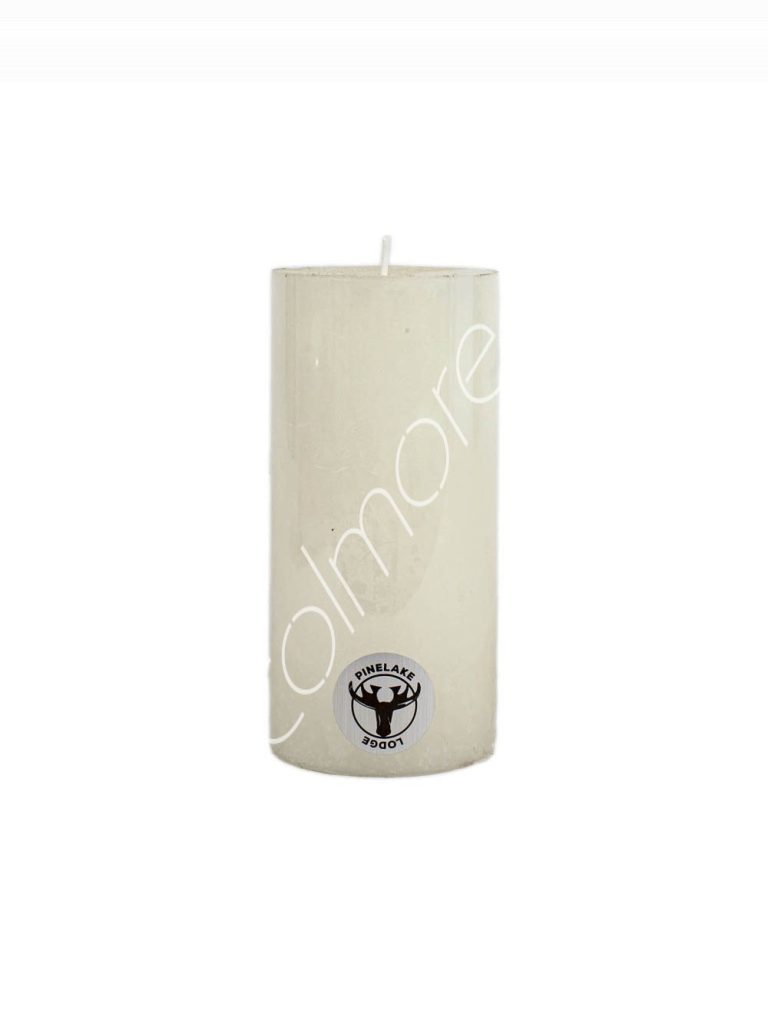 Candle pillar SET6 rustic ivory 7x7x15