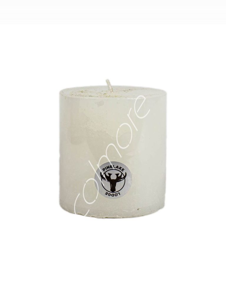Candle pillar SET6 rustic ivory 10x10x10