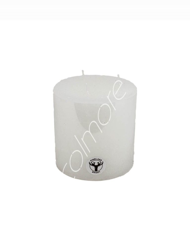 Candle pillar SET/2 rustic ivory 12x12x12