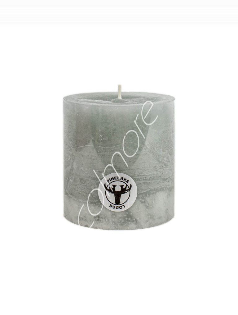 Candle pillar SET6 rustic oyster 10x10x10