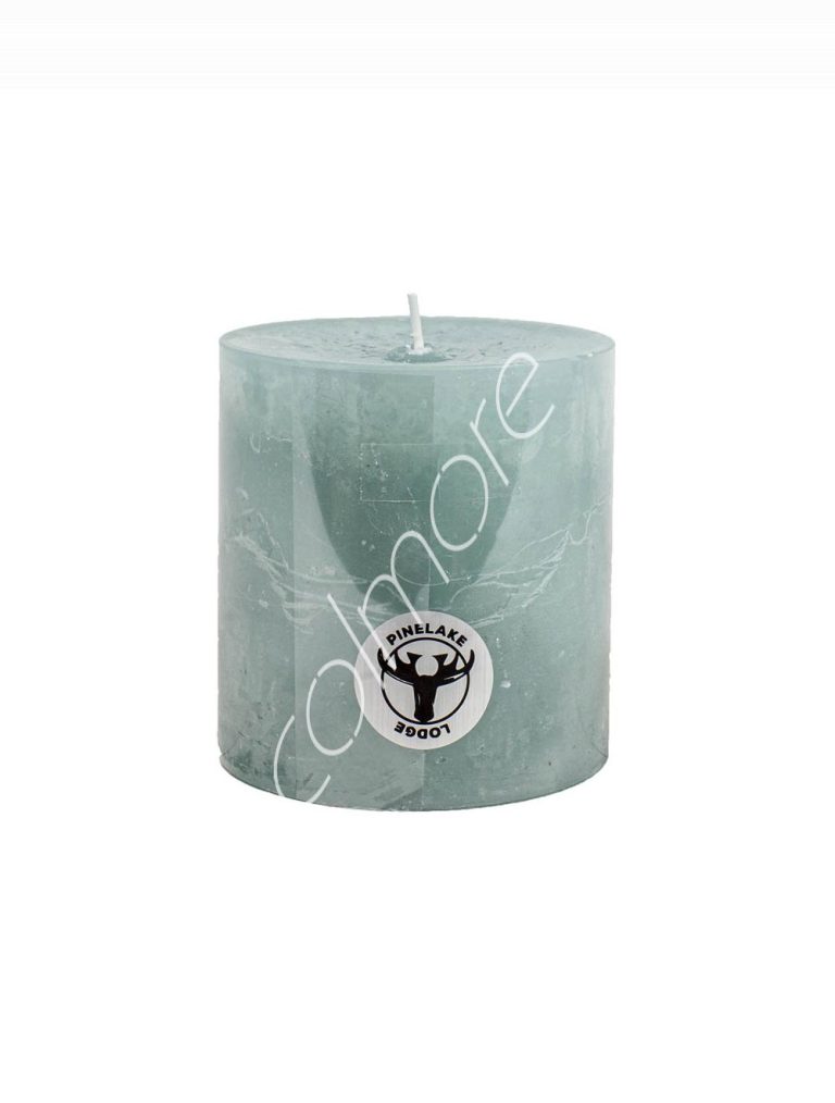 Candle pillar SET6 rustic mist 10x10x10