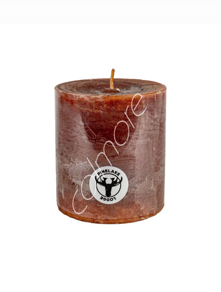 Candle pillar SET/6 rustic rust 10x10x10