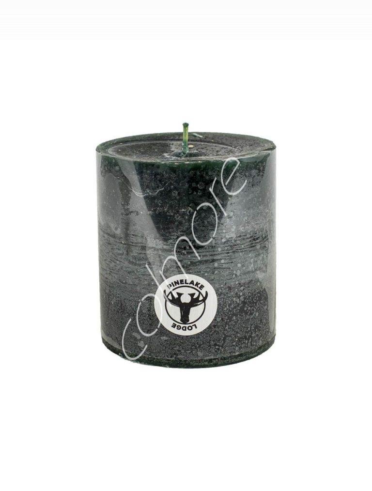 Candle pillar SET6 rustic pine 10x10x10