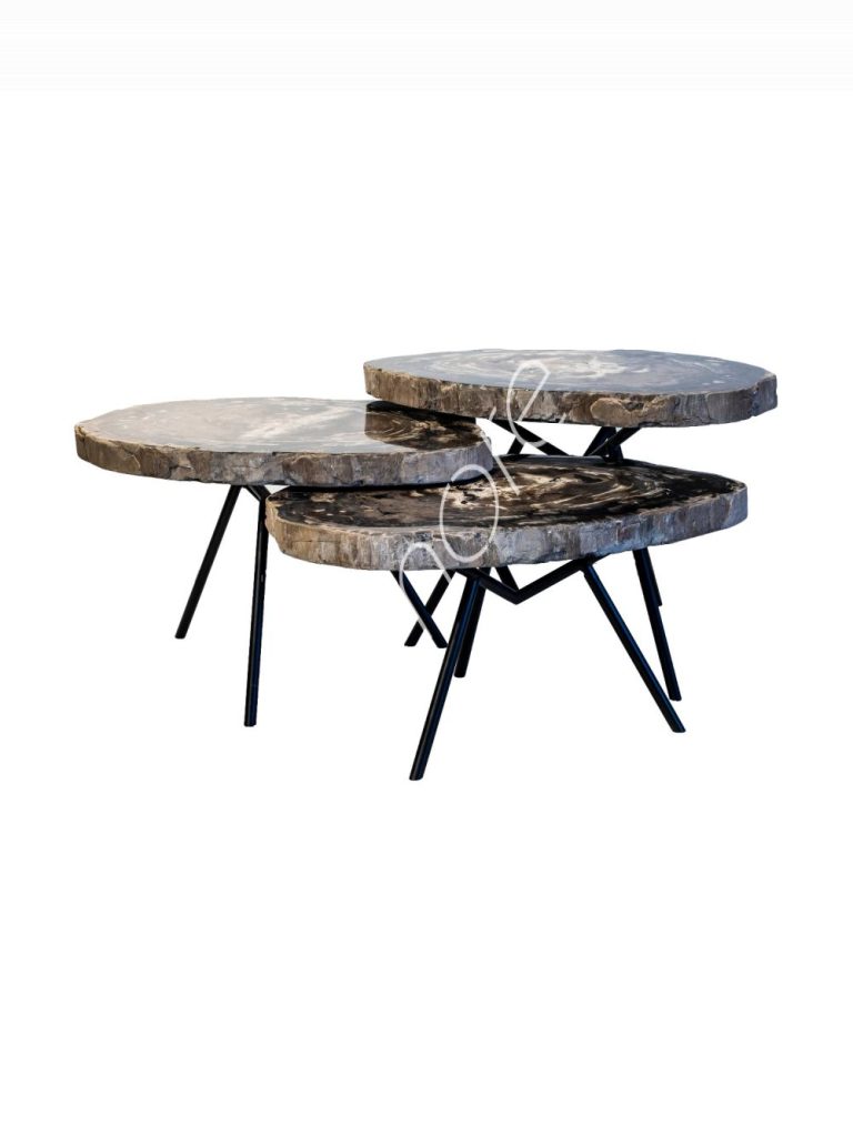 Coffee tab.SET/3 petr. wood IR 50x60x47/50x60x41/50x60x35