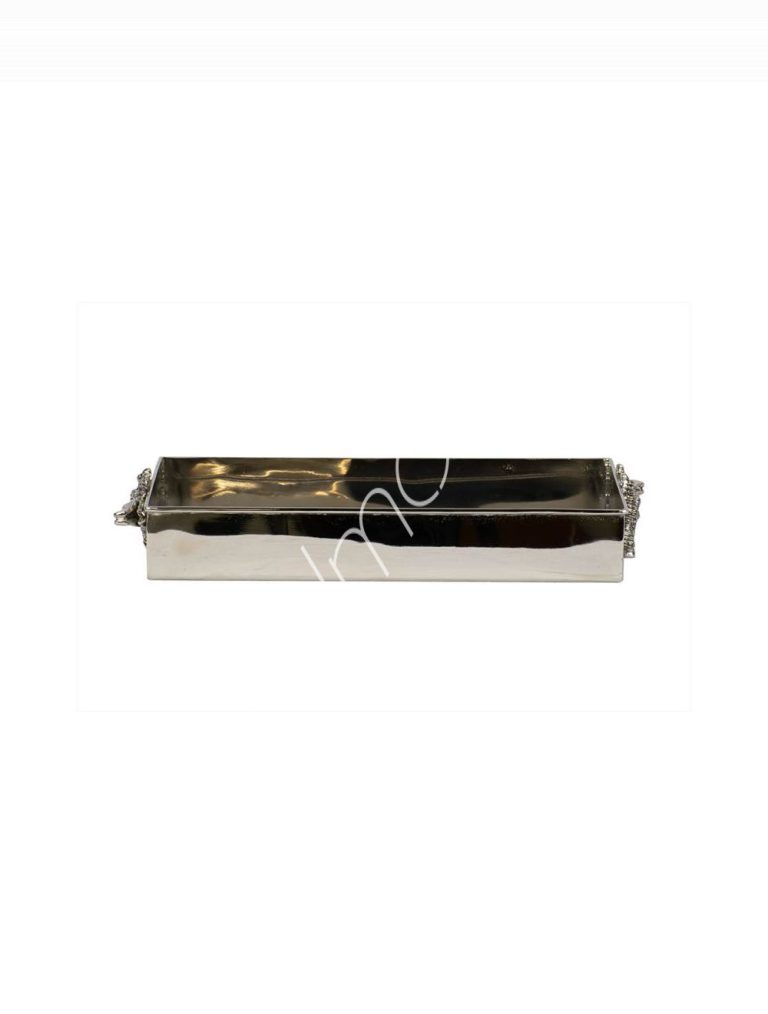 Dish w/crocodile ss/ALU/NI 38x16x6