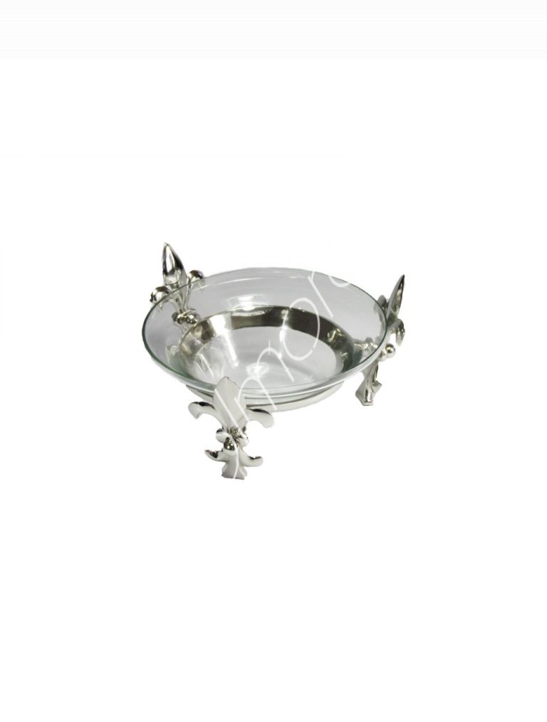 Bowl lily ALUNI glass 25x25x14