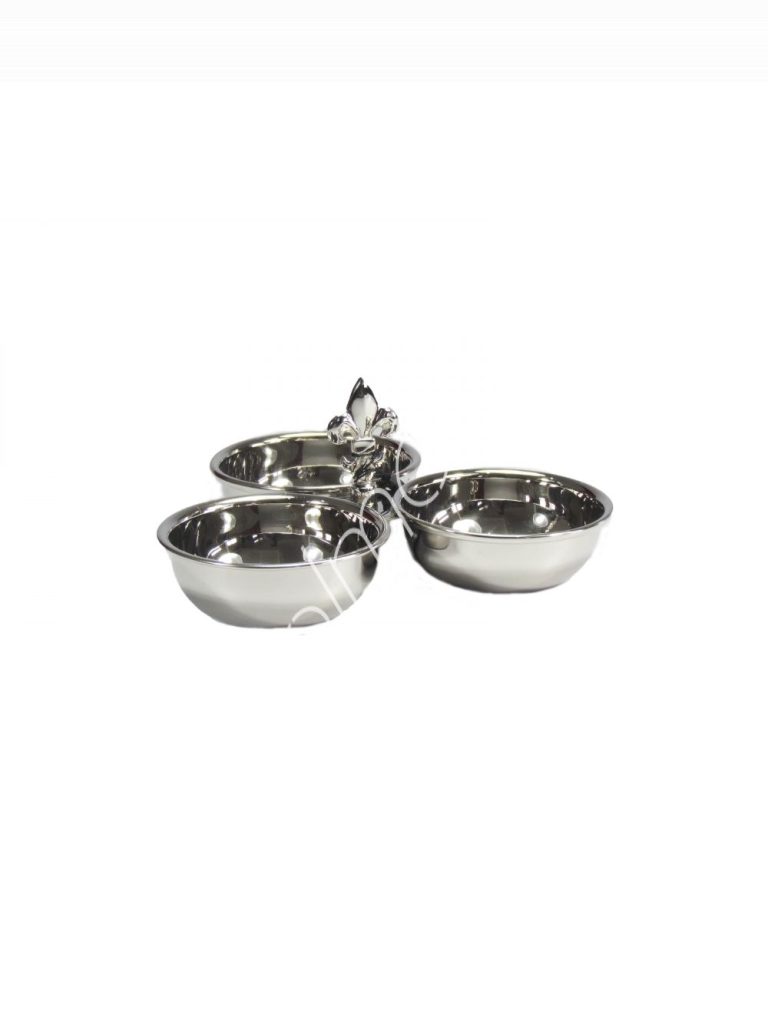 Bowls three lily ssBRNI 23x23x15