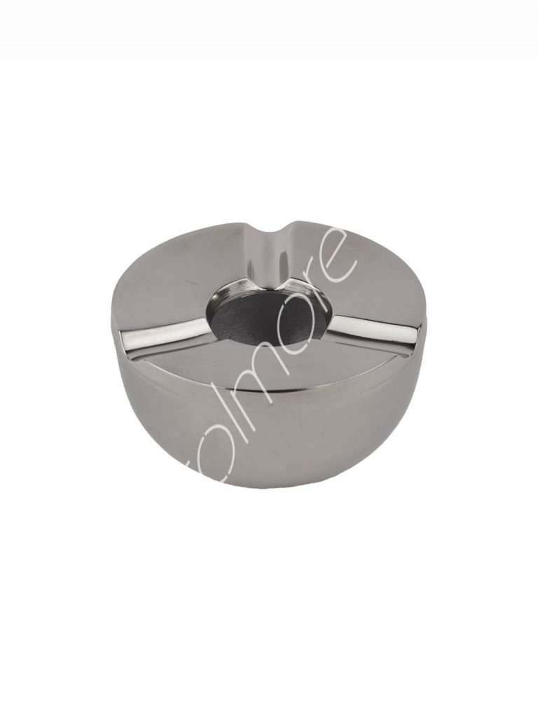 Ashtray silver ALU/NI 13x13x8