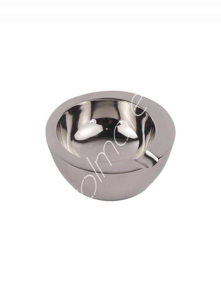 Ashtray silver ALUNI 11x11x5