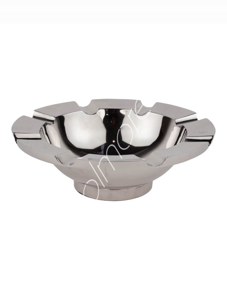 Ashtray silver ALU/NI 27x27x9
