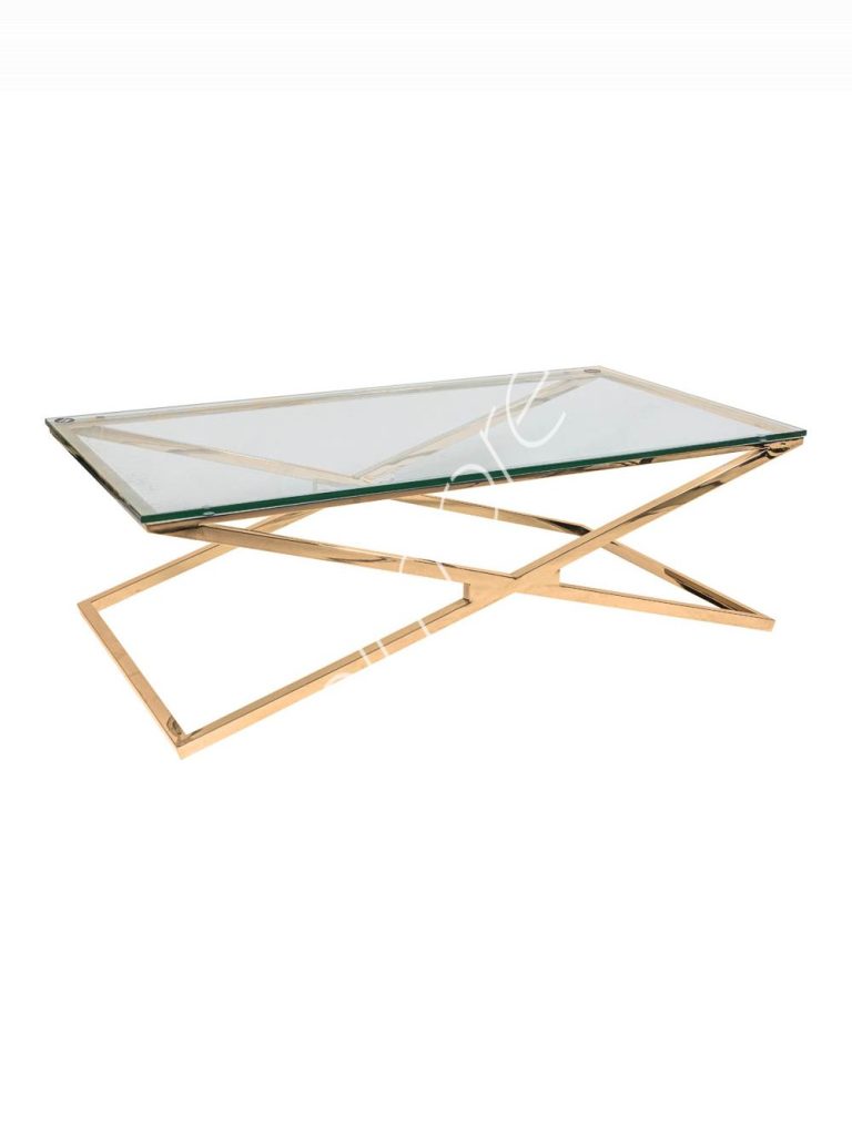Coffee table Karlstad ss gold 130x70x40
