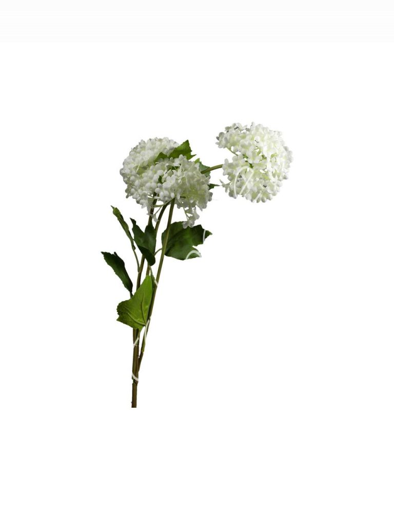 Flower snowball white 75cm