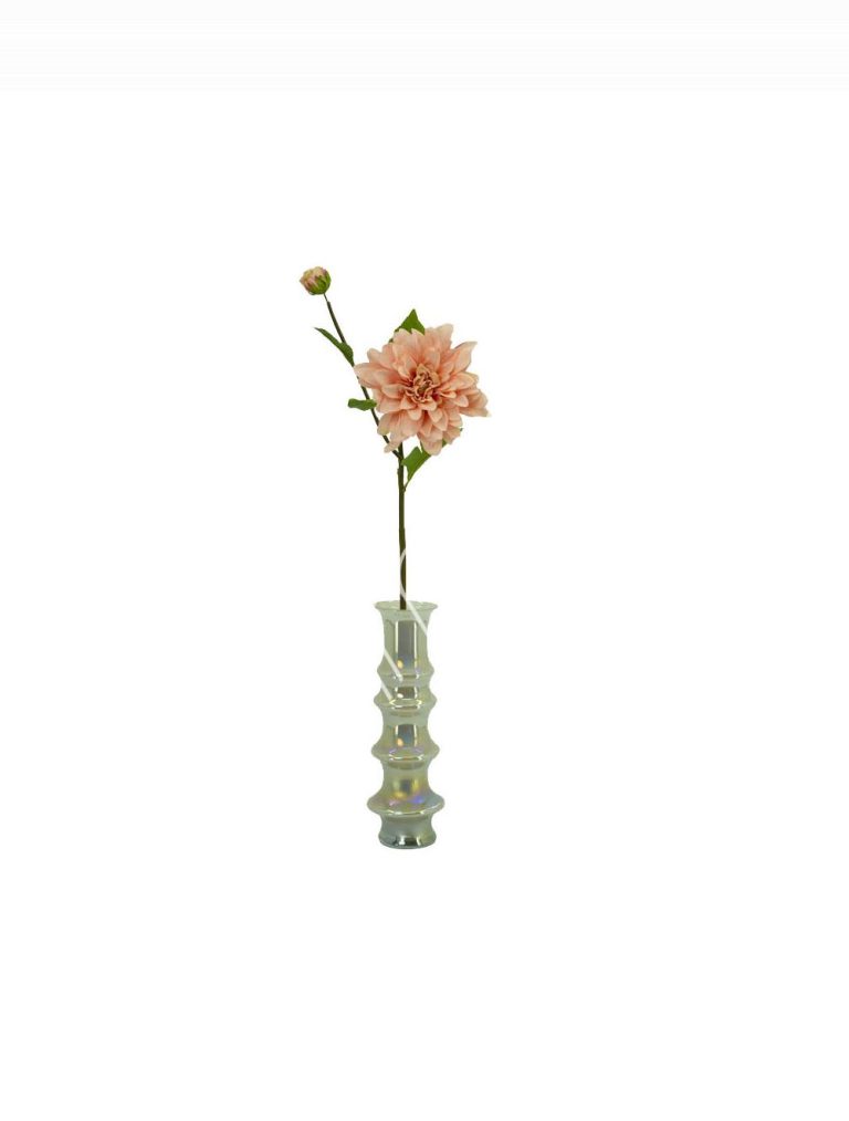 Flower dahlia peach 85cm