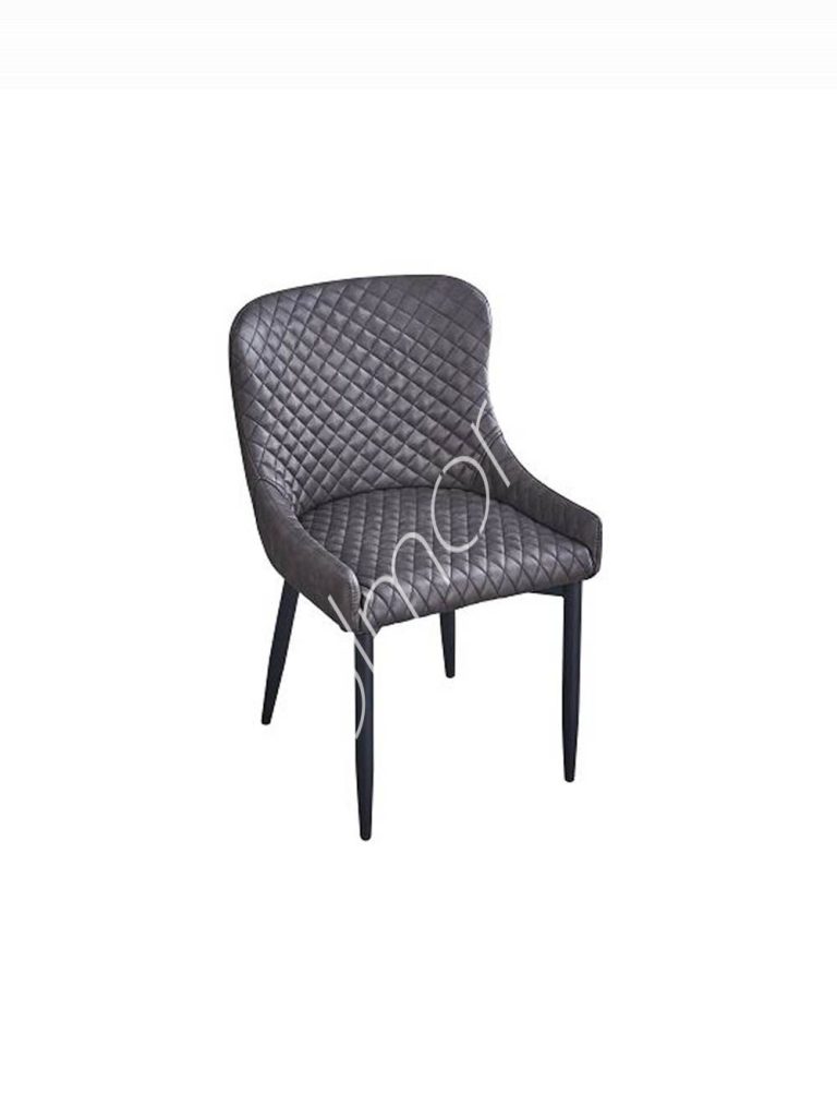 Dining chair Riva liver IR black legs 53x63x82