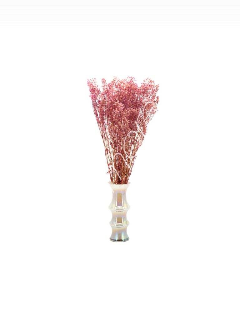 Bundle of dry flowers pink 75-85cm