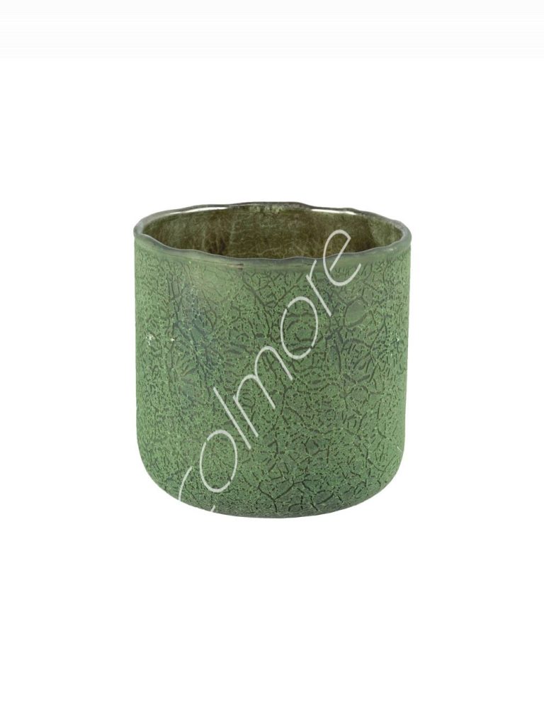 Votive matt green 14x14x14