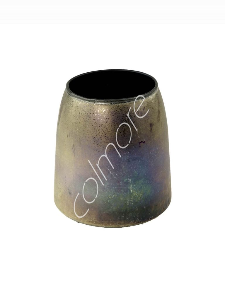 Votive matt blackrainbow 12x12x12