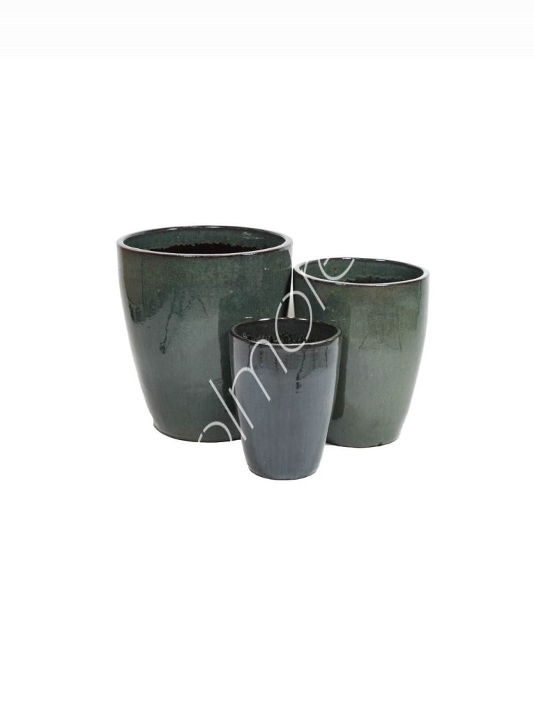Vase ceramic SET3 50x50x58 40x40x50 30x30x40