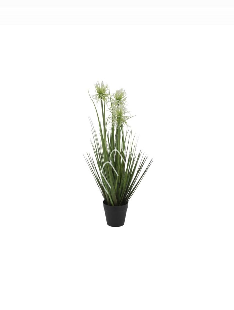 Decorative sea urchin grass wplastic pot 10x10x53