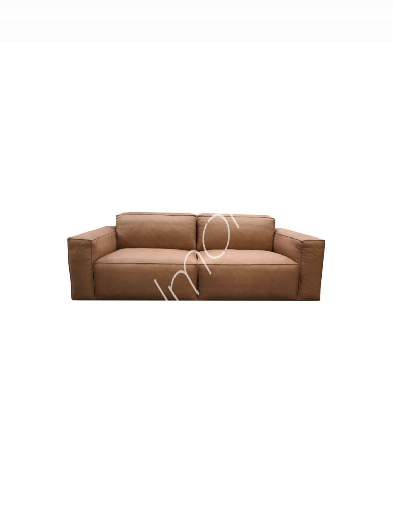 Sofa Rome 3 seat cognac leather 240x95x72
