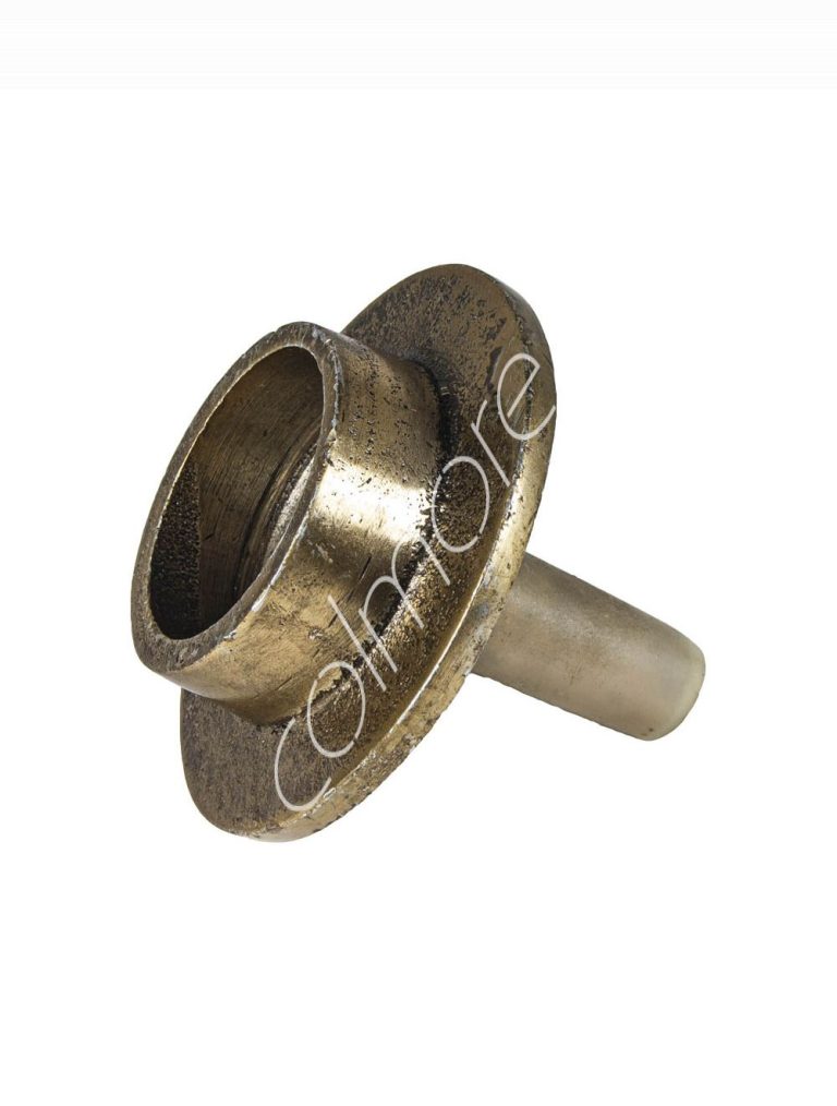 Bottle stopper candle t-light ALU RAW/ANT. GOLD 9x9x9