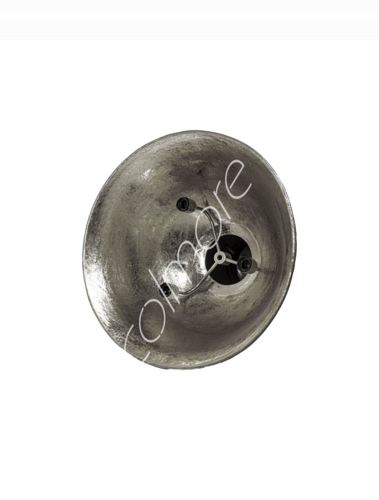 Ceiling lamp triple lights silver 62x62x100