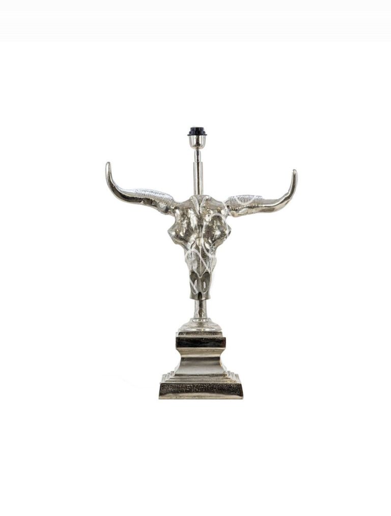 Lamp base buffalo skull ALU RAWNI 50x23x76