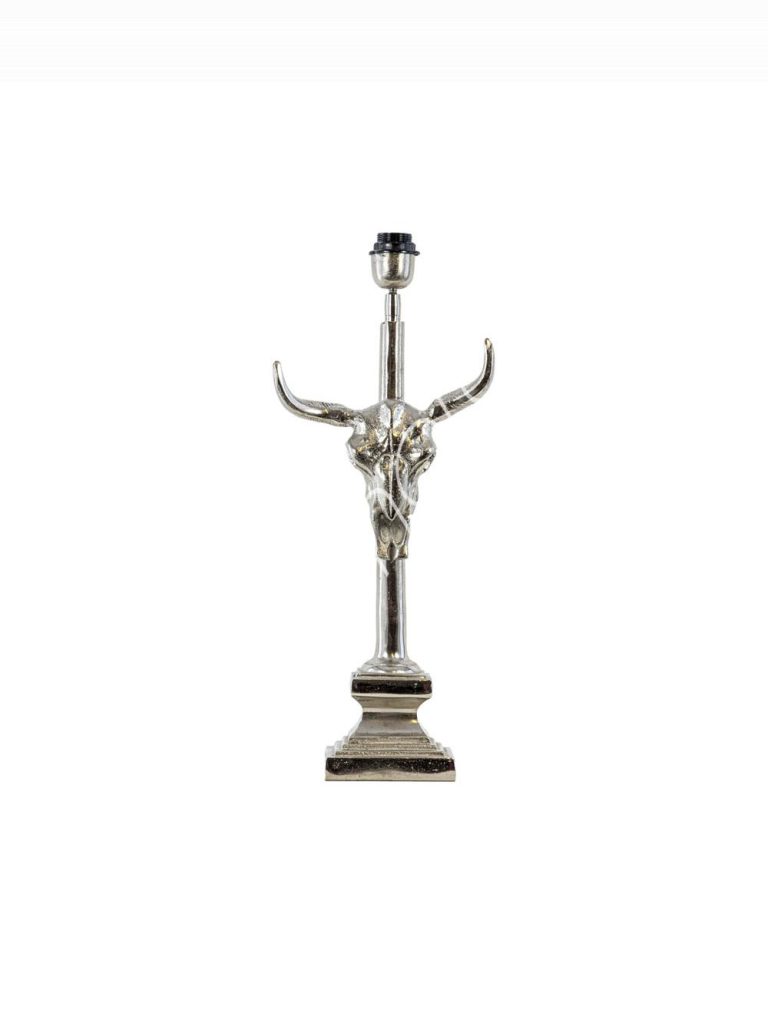 Lamp base bull skull wwiring ALU RAWNI 24x14x60