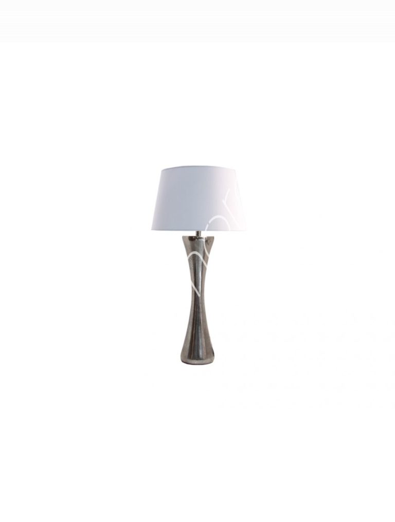 Lamp base round ALU RAWNI 12x12x51