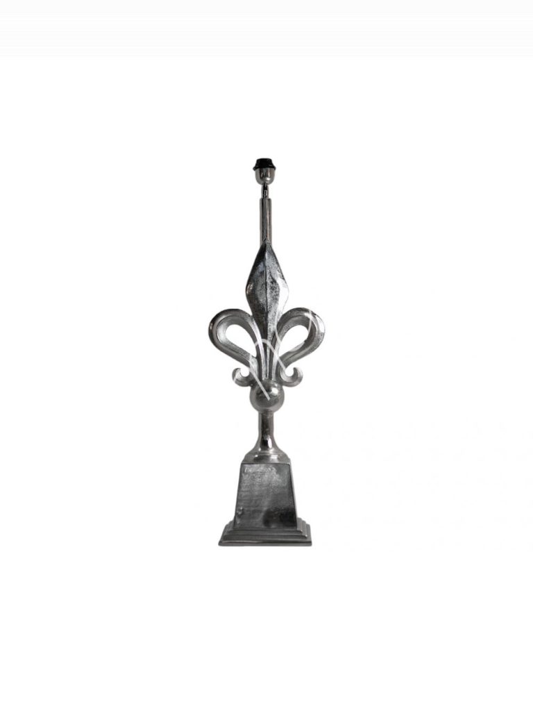 Lamp base lily ALU RAW/NI 29x22x94