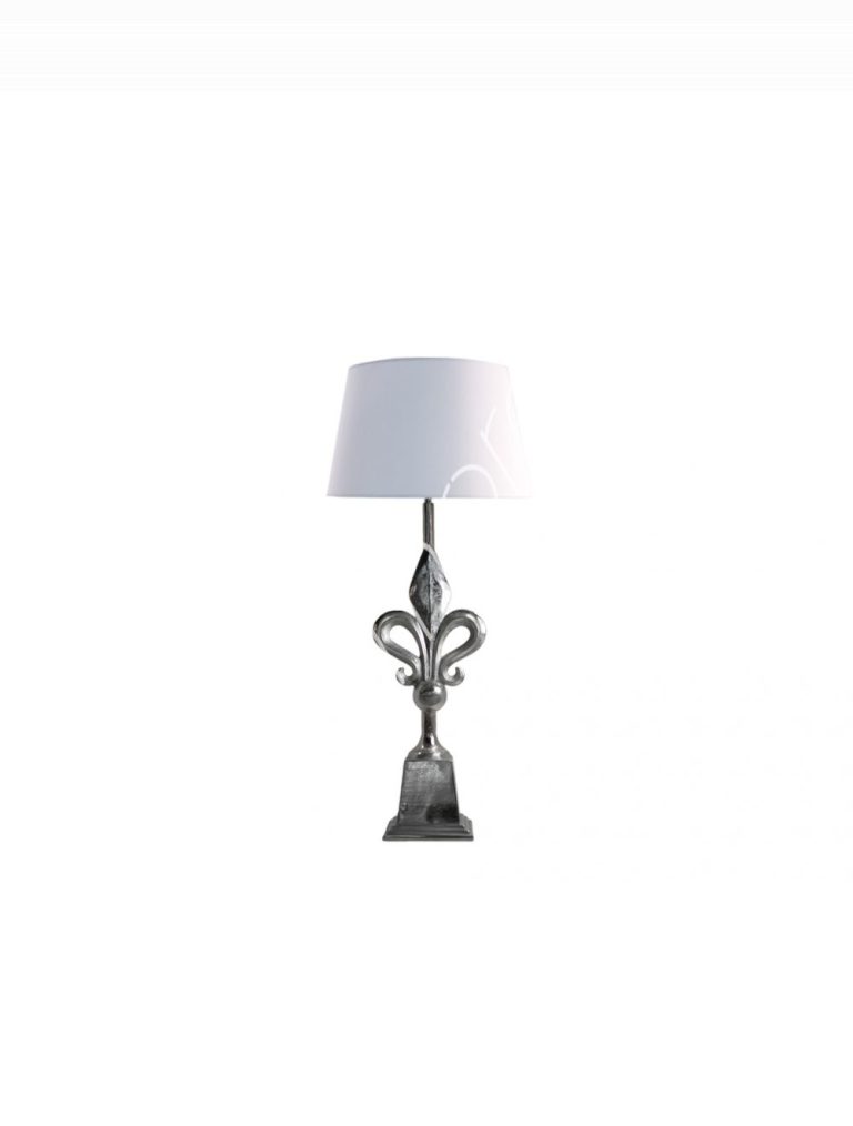 Lamp base lily ALU RAW/NI 29x22x94