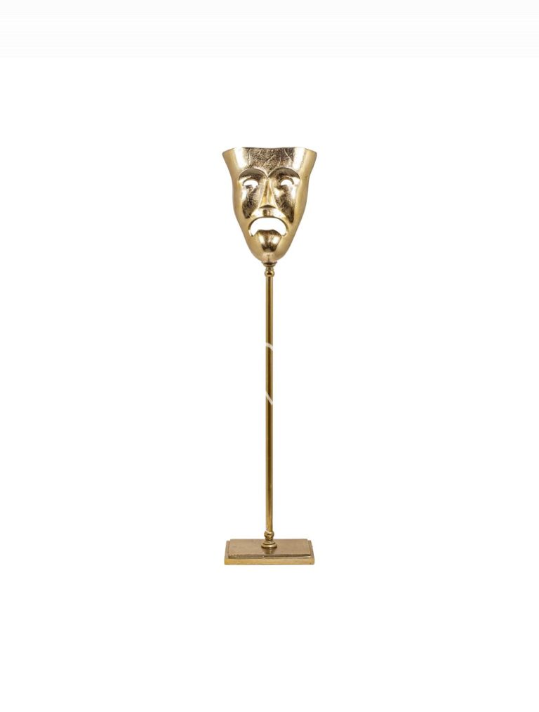 Floor lamp face on stand ALU RAWBRONZE 33x29x146