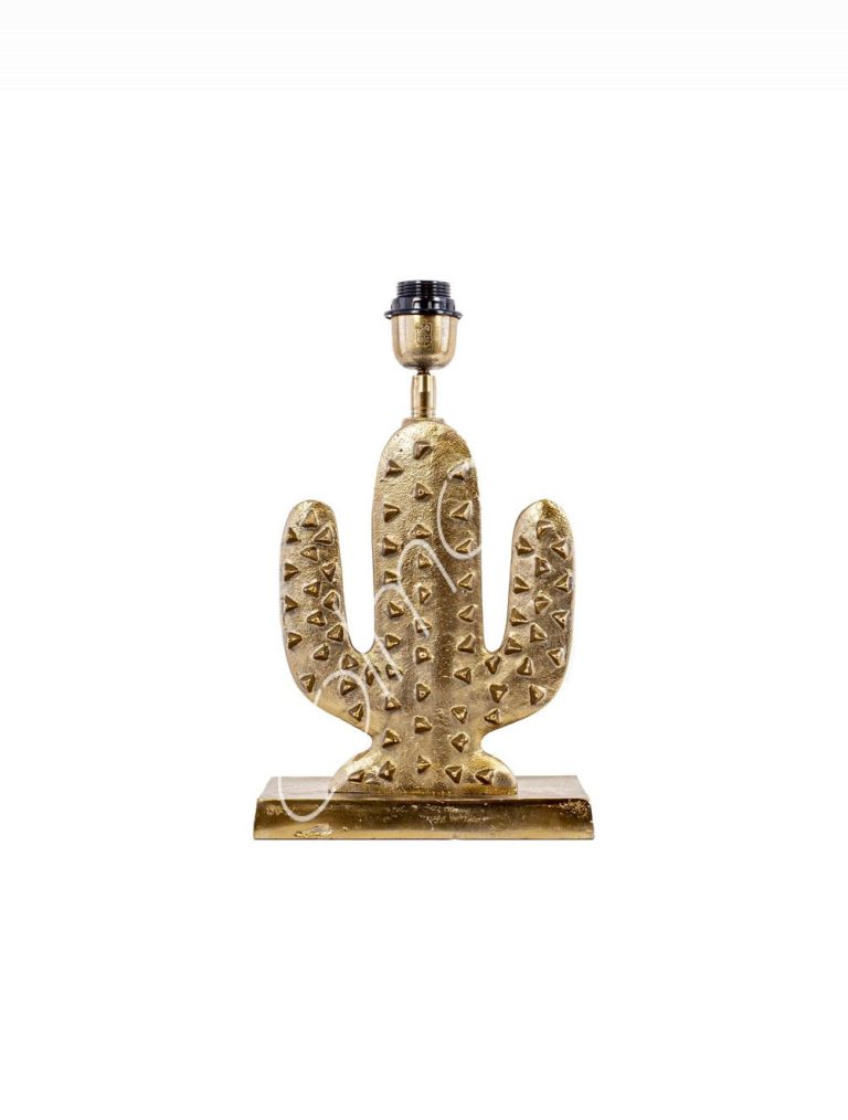 Lamp base cactus ALU/BRONZE 22x13x38