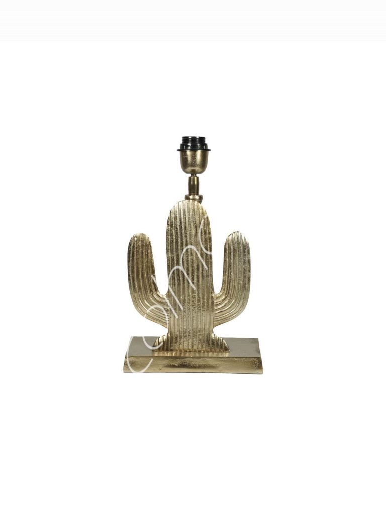 Lamp base cactus ALU/BRONZE 22x13x39